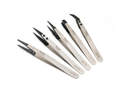 Anti-static stainless steel tweezers that with changeable point