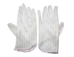 Anti-static stripe PU gloves
