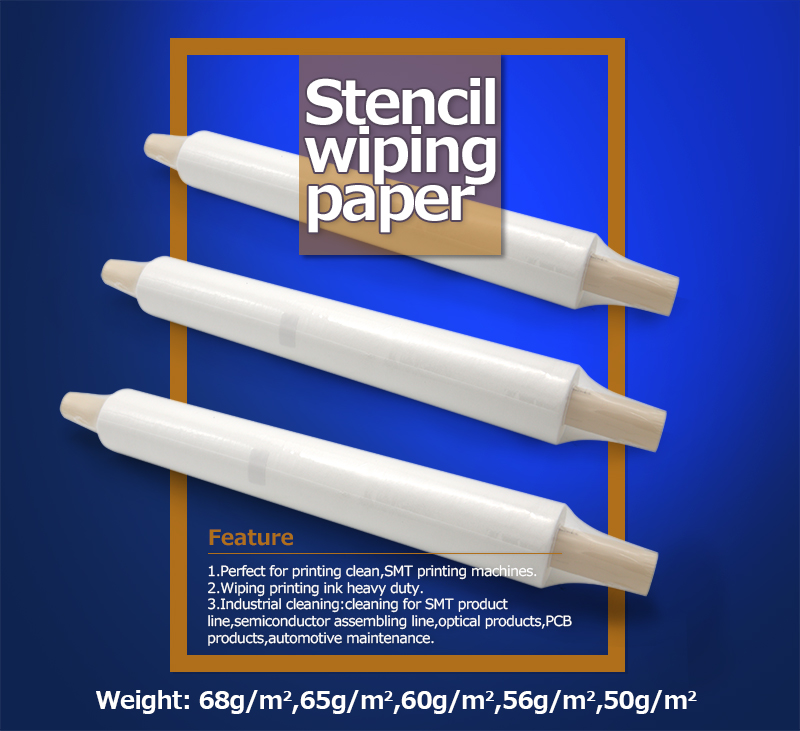 Steel Mesh Wiping Paper，Stencil wipe paper, SMT wipe paper, wipe cloth, industrial wipe paper